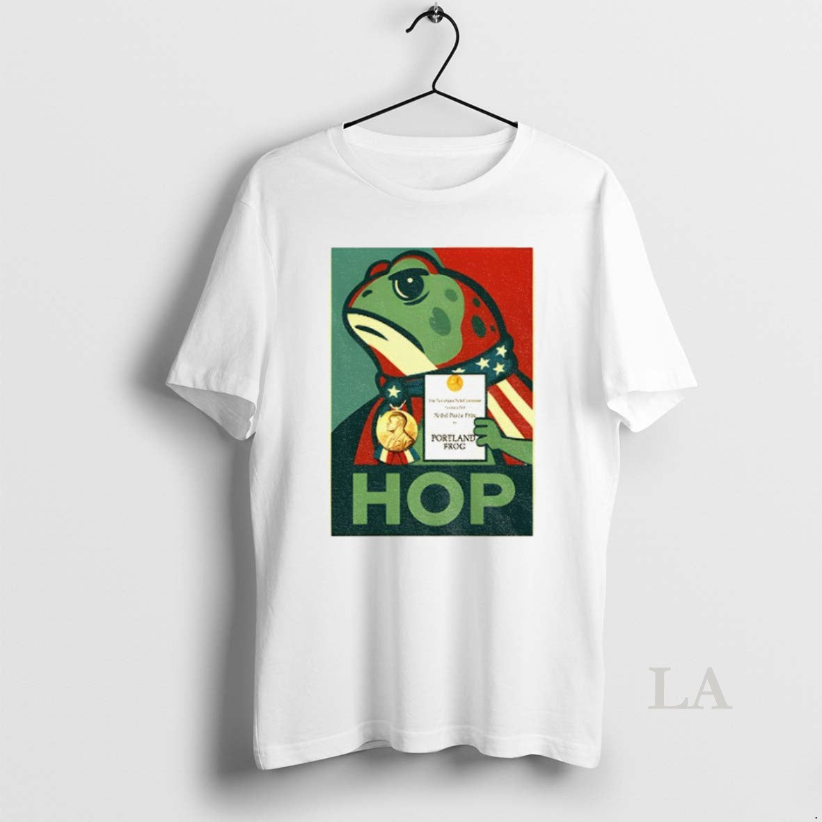 Original Viral Portland Frog Meme Nobel Peace Prize Funny Political T-Shirts, Hoodie, Sweatshirt - T-Shirt, Sweatshirt, Hoodie