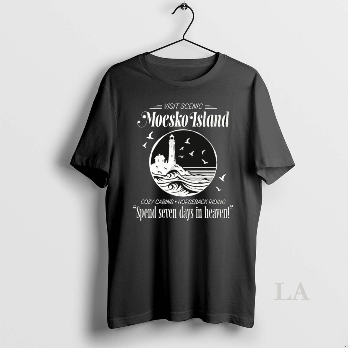 Original Visit Scenic Moesko Island Cozy Cabins Horseback Riding Spend Seven Days Heaven Ceramic T-Shirts, Hoodie, Sweatshirt - T-Shirt, Sweatshirt, Hoodie