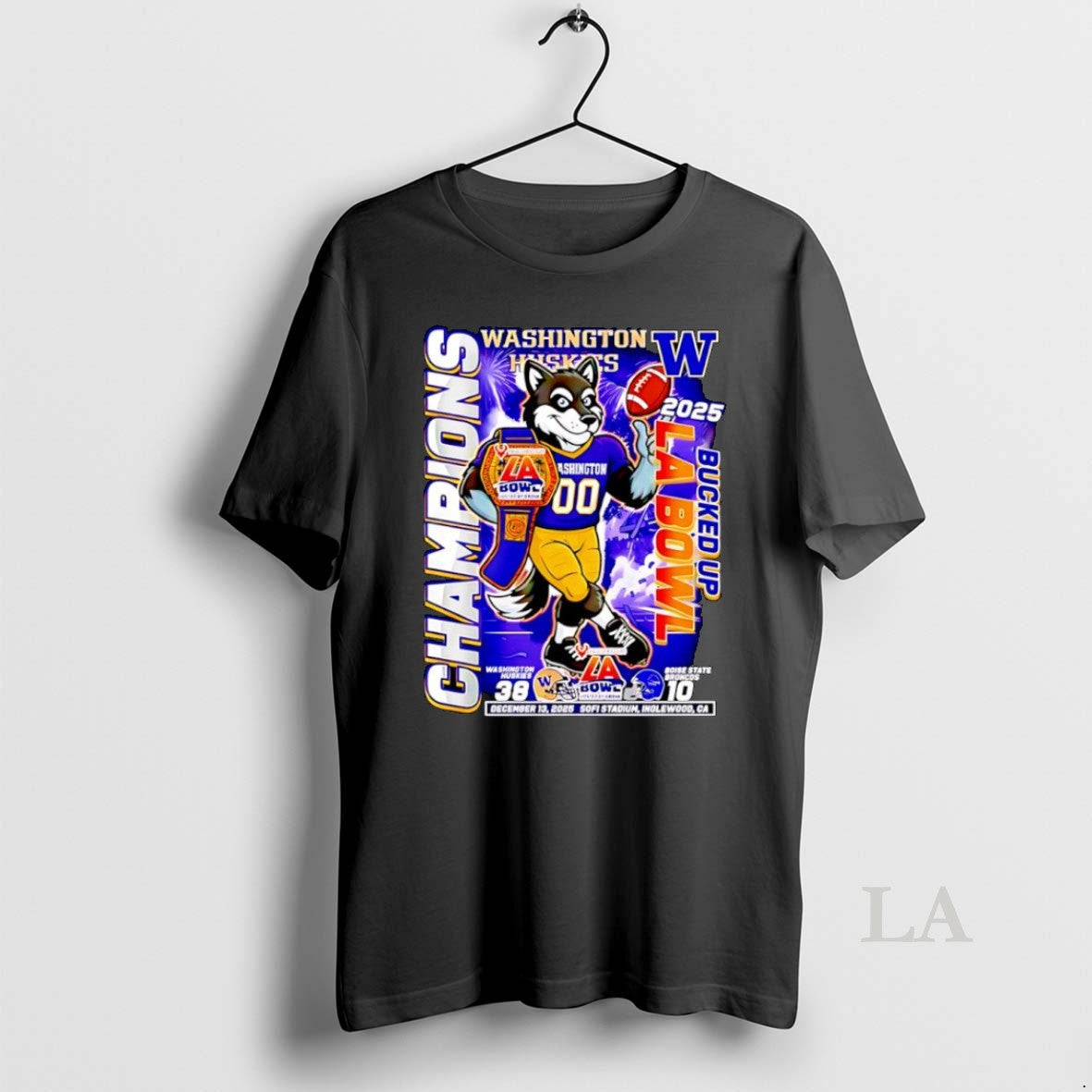 Original Washington Huskies Bucked Up La Bowl Champions 2025 Mascot T-Shirts, Hoodie, Sweatshirt - T-Shirt, Sweatshirt, Hoodie