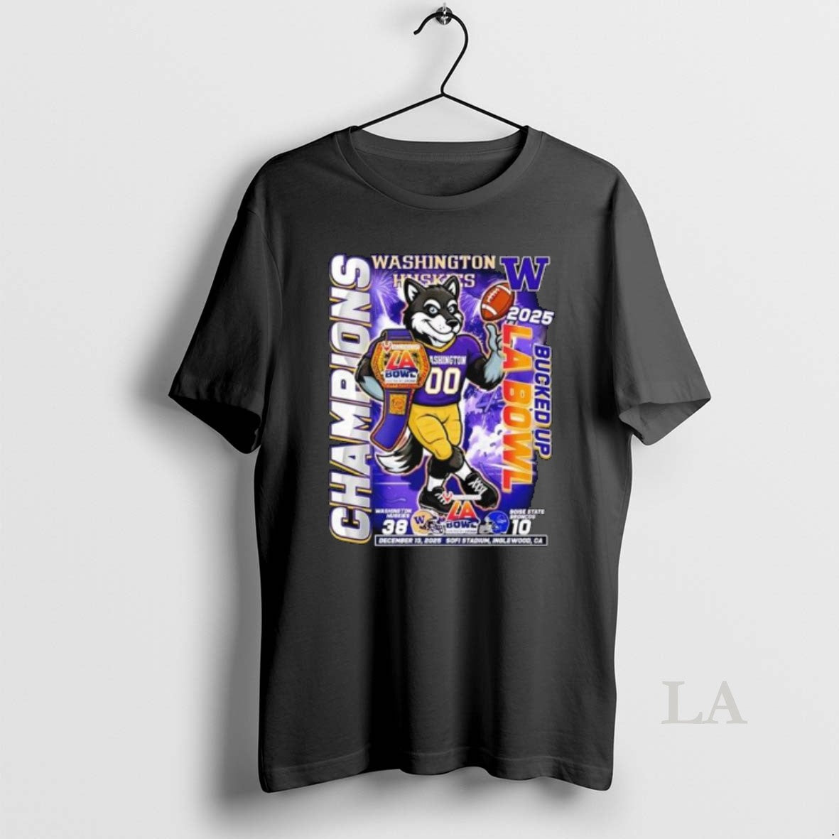 Original Washington Huskies Bucked Up La Bowl Champions 2025 Mascot Long Sleve T-Shirts, Hoodie, Sweatshirt - T-Shirt, Sweatshirt, Hoodie