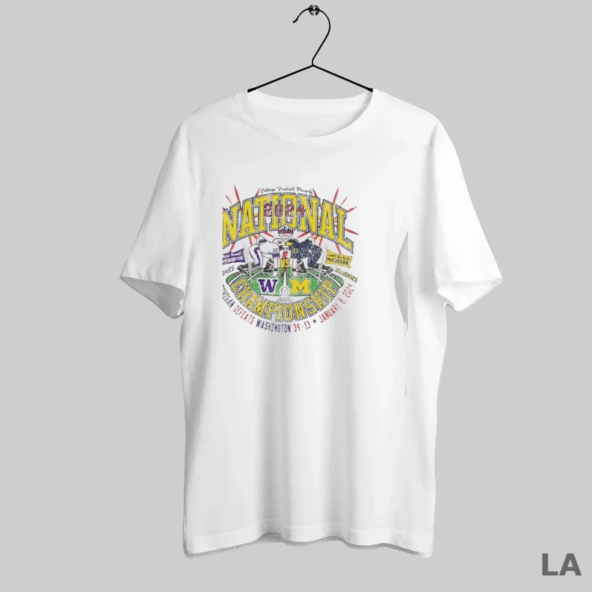 Original Washington Huskies Michigan Wolverines Cfp National Championship Game 2024 Matchup T-Shirts, Hoodie, Sweatshirt - T-Shirt, Sweatshirt, Hoodie