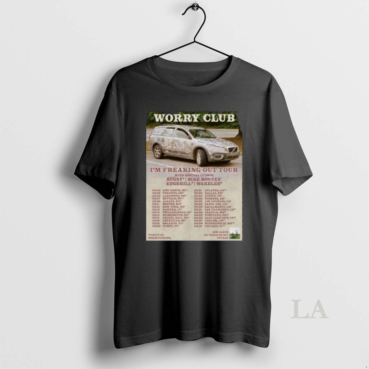 Original Worry Club Im Freaking Out Tour 2026 T-Shirts, Hoodie, Sweatshirt - T-Shirt, Sweatshirt, Hoodie