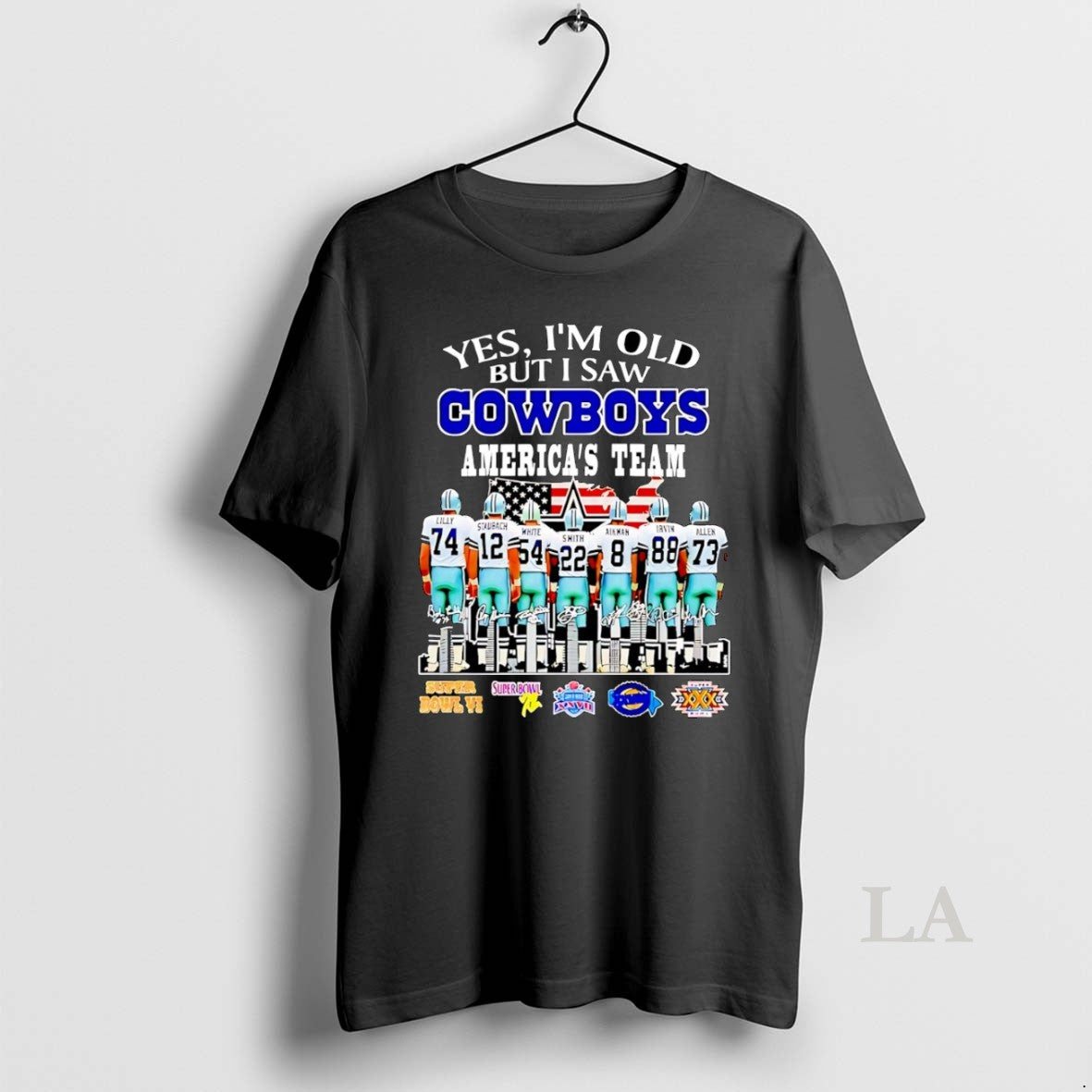 Original Yes Im Old But I Saw Dallas Cowboys Americas Team Signature T-Shirts, Hoodie, Sweatshirt - T-Shirt, Sweatshirt, Hoodie
