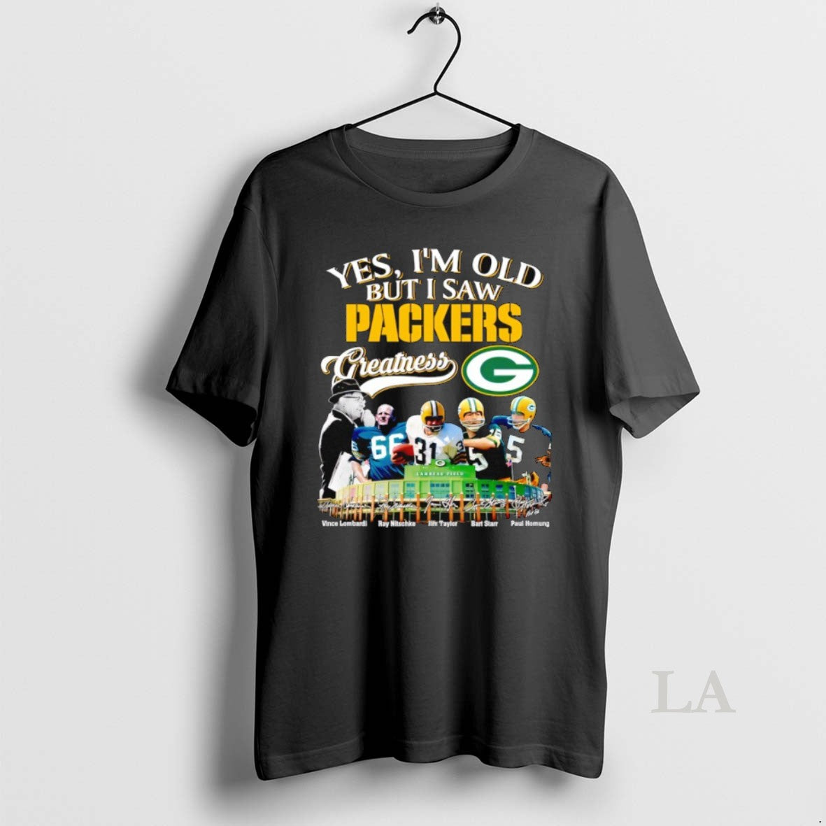 Original Yes Im Old But I Saw Green Bay Packers Football Greatness Signatures T-Shirts, Hoodie, Sweatshirt - T-Shirt, Sweatshirt, Hoodie