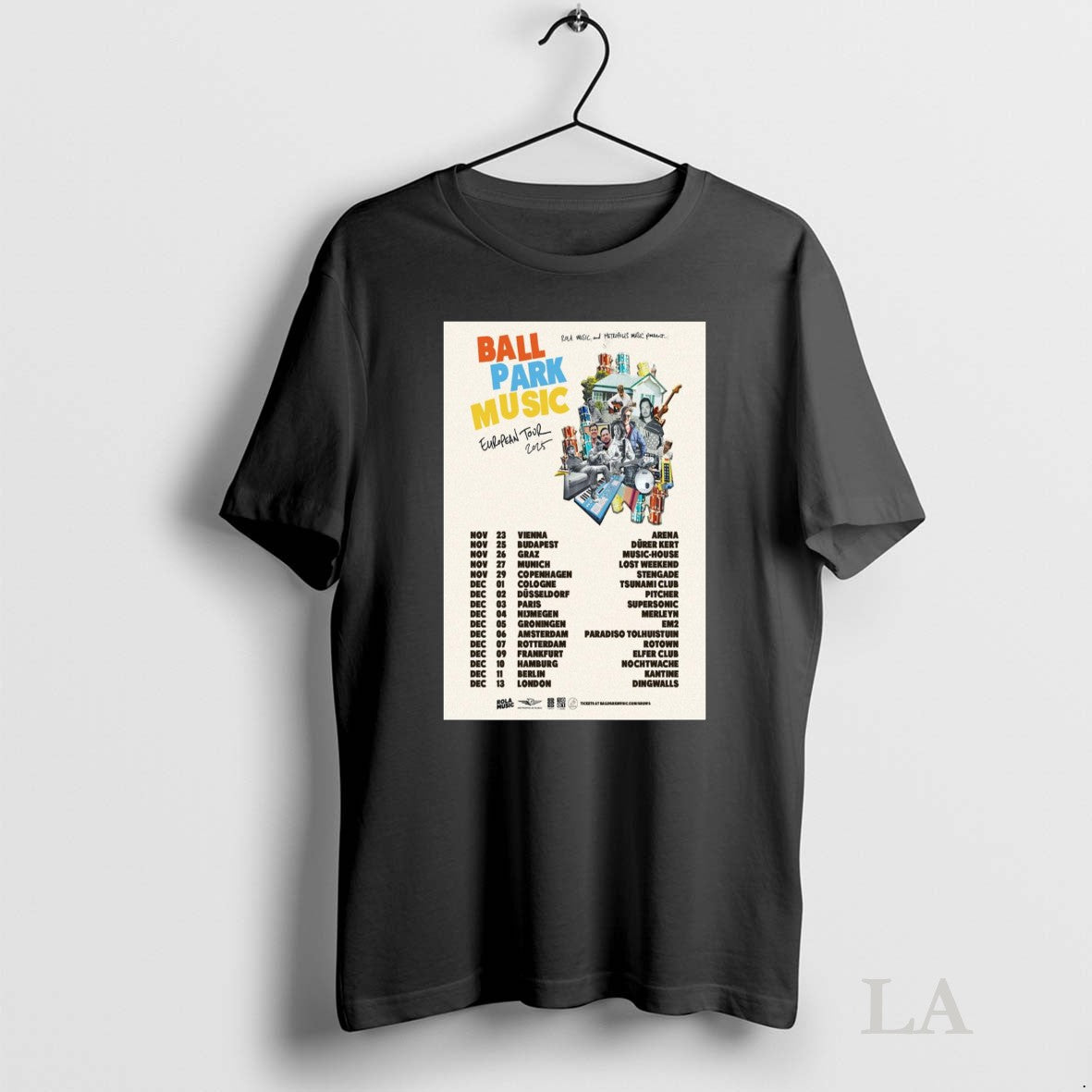 Original Ball Park Music European Tour 2025 T-Shirts, Hoodie, Sweatshirt - T-Shirt, Sweatshirt, Hoodie