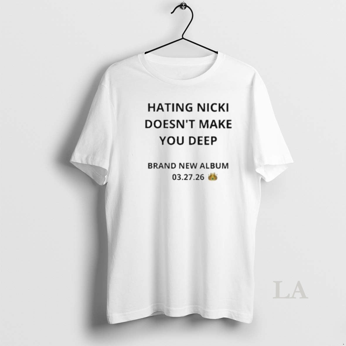 Original Hating Nicki Doesnt Make You Deep New Album 3 27 26 T-Shirts, Hoodie, Sweatshirt - T-Shirt, Sweatshirt, Hoodie