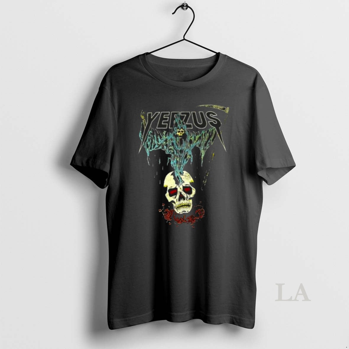 Original Kanye West Ye Yeezus Grim Reaper Skull Roses T-Shirts, Hoodie, Sweatshirt - T-Shirt, Sweatshirt, Hoodie