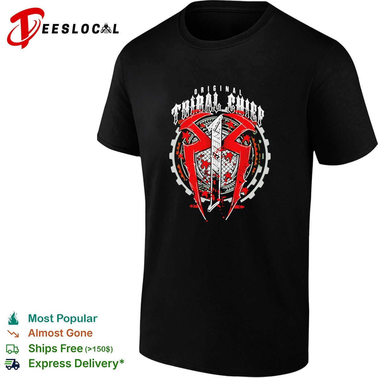 Original tribal chief shield shirt Unisex T-shirt, Sweatshirt, Hoodie, Long Sleeve Tee - T-Shirt, Sweatshirt, Hoodie