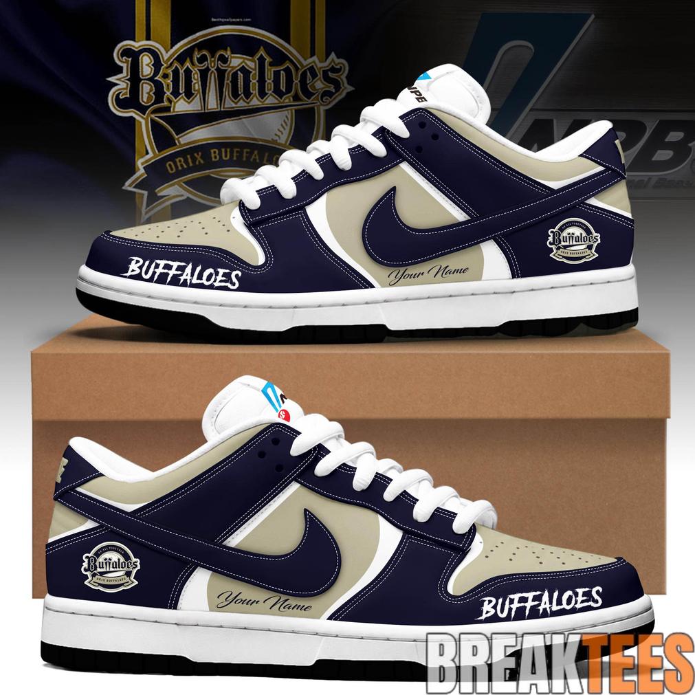 Orix Buffaloes Custom Dunk Low Sneakers Unisex T-shirt, Sweatshirt, Hoodie, Long Sleeve Tee - T-Shirt, Sweatshirt, Hoodie