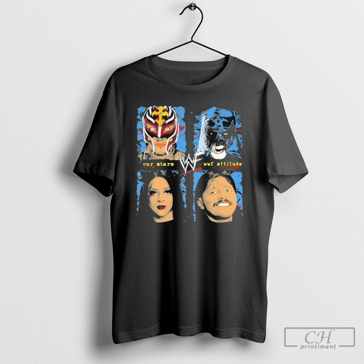Our Stars Wwf Attitude Big 4 T-Shirts, Hoodie, Sweatshirt - T-Shirt, Sweatshirt, Hoodie