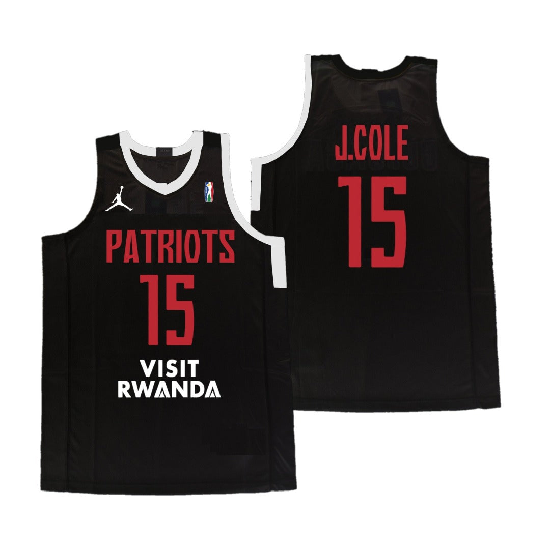 J Cole Rwandan Patriots Jersey football jersey product view 3