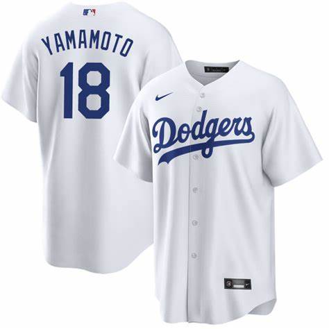 Yoshinobu Yamamoto Los Angeles Dodgers Jerseys baseball jersey product view 1