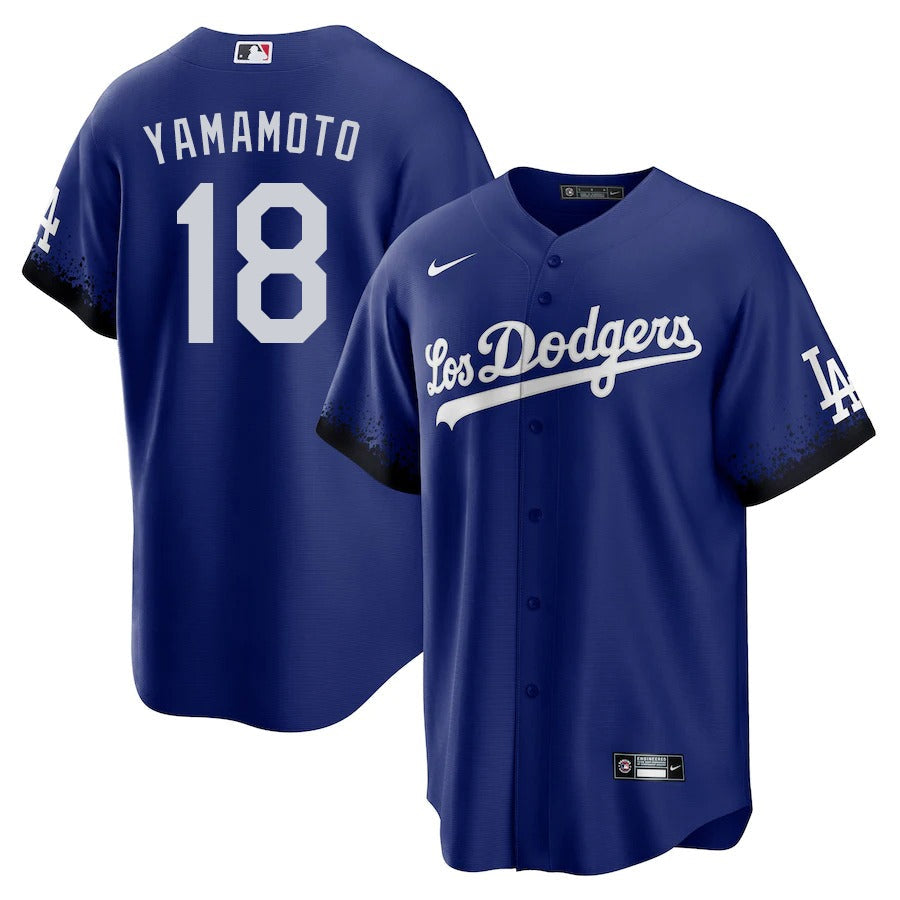 Yoshinobu Yamamoto Los Angeles Dodgers Jerseys baseball jersey product view 1
