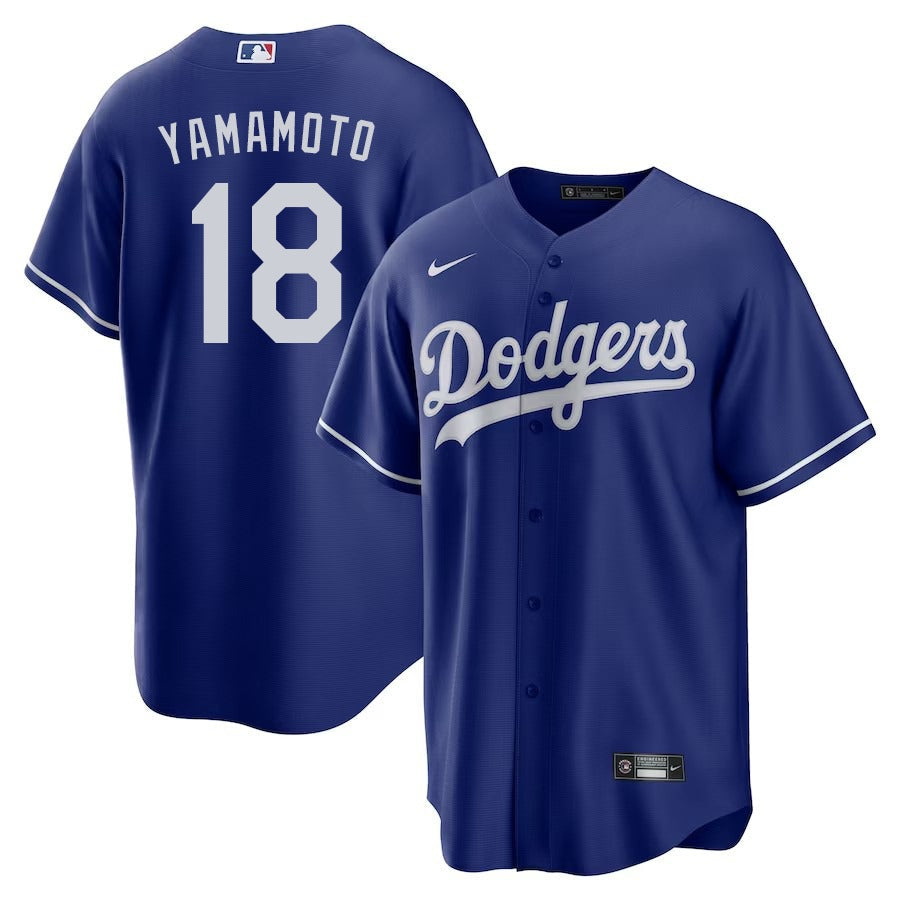 Yoshinobu Yamamoto Los Angeles Dodgers Jerseys baseball jersey product view 1