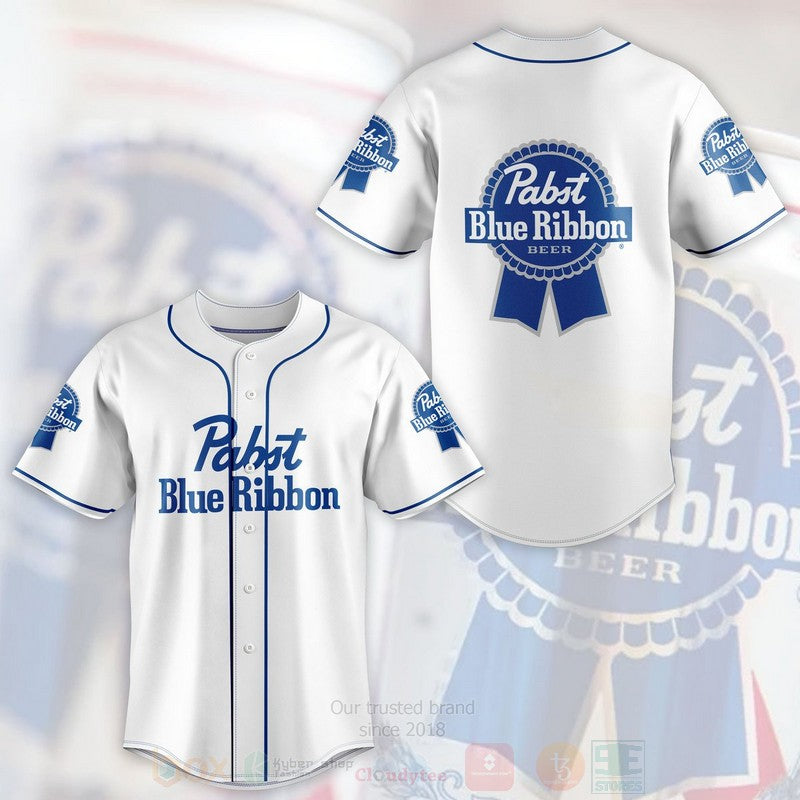 FASHION Pabst Blue Ribbon Baseball Jerseys Botton Shirt Unisex T-shirt, Sweatshirt, Hoodie, Long Sleeve Tee - T-Shirt, Sweatshirt, Hoodie