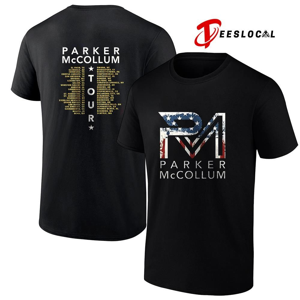 Parker McCollum 2026 Celebration What Kinda Man tour cities logo shirt Unisex T-shirt, Sweatshirt, Hoodie, Long Sleeve Tee - T-Shirt, Sweatshirt, Hoodie