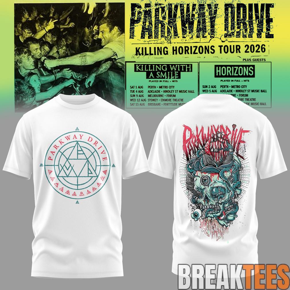 Parkway Drive  Killing Horizons Tour Tee Unisex T-shirt, Sweatshirt, Hoodie, Long Sleeve Tee - T-Shirt, Sweatshirt, Hoodie