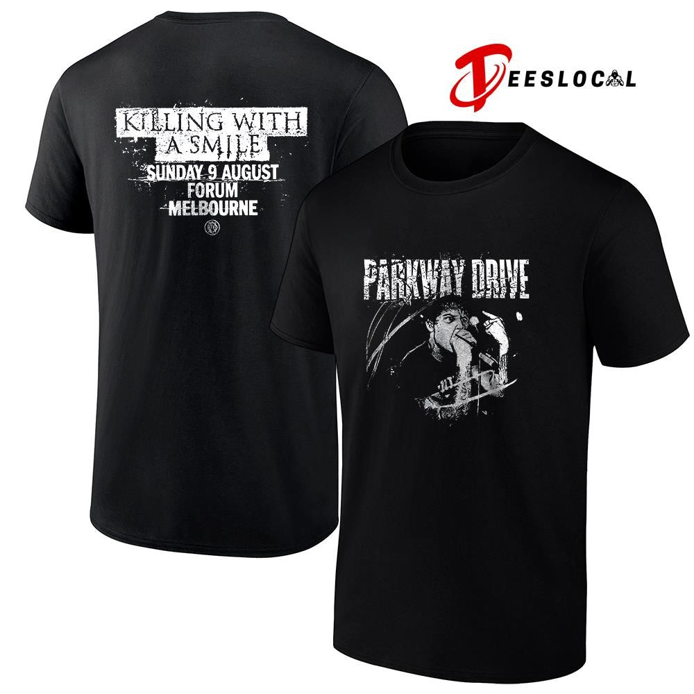 Parkway Drive Killing with a smile Melbourne Australia KWAS graphic shirt Unisex T-shirt, Sweatshirt, Hoodie, Long Sleeve Tee - T-Shirt, Sweatshirt, Hoodie