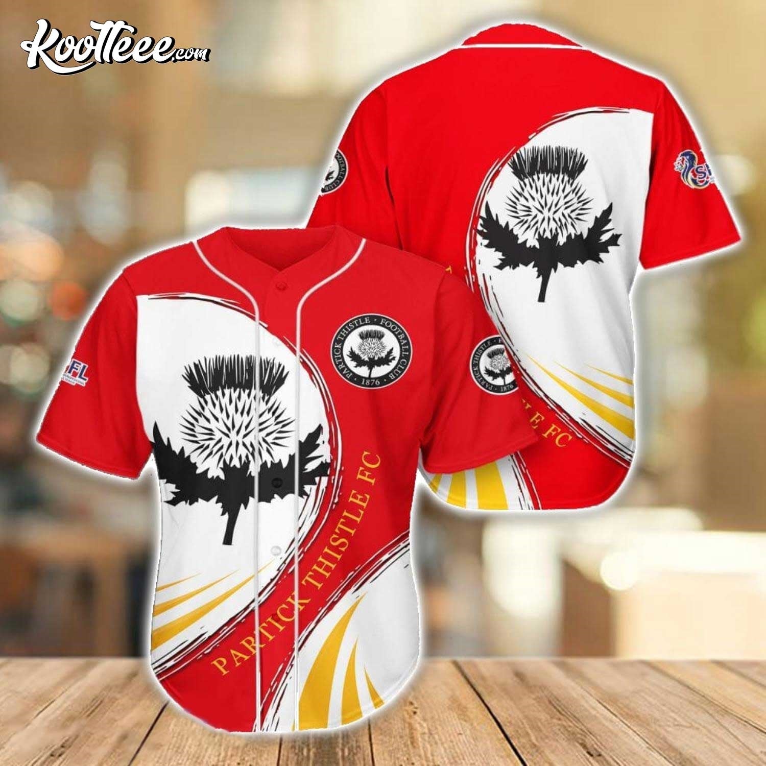 Partick Thistle FC Sport Team Gift Baseball Jersey Unisex T-shirt, Sweatshirt, Hoodie, Long Sleeve Tee - T-Shirt, Sweatshirt, Hoodie