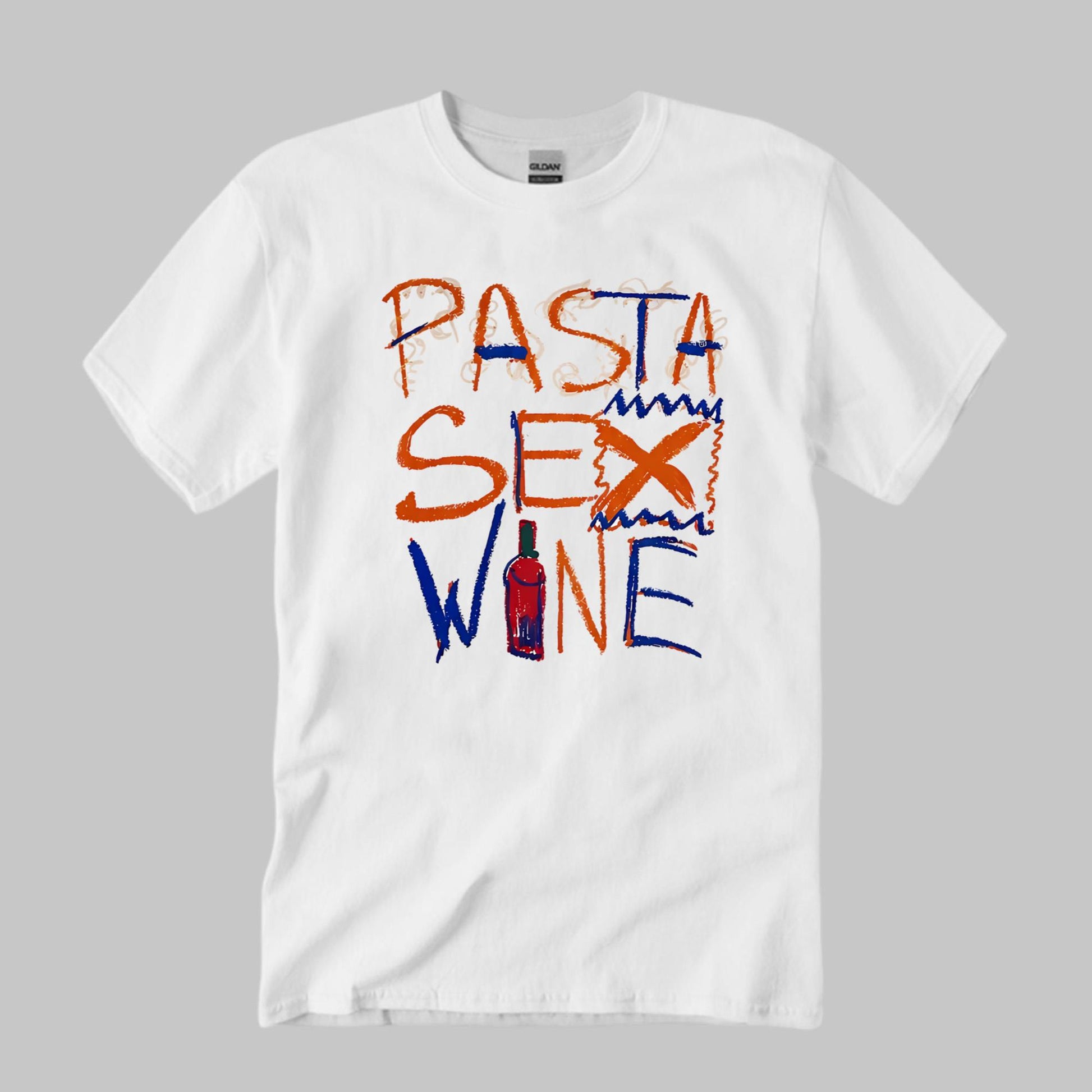 Pasta Sex Wine Shirt Unisex T-shirt, Sweatshirt, Hoodie, Long Sleeve Tee - T-Shirt, Sweatshirt, Hoodie