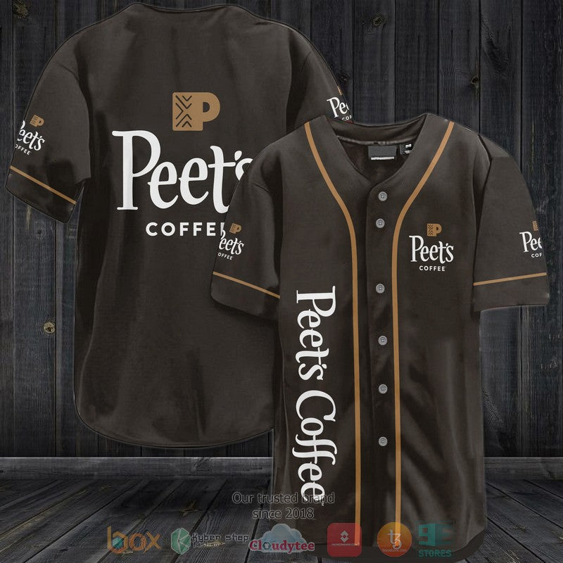 Peet's Coffee brown Baseball shirt Unisex T-shirt, Sweatshirt, Hoodie, Long Sleeve Tee - T-Shirt, Sweatshirt, Hoodie