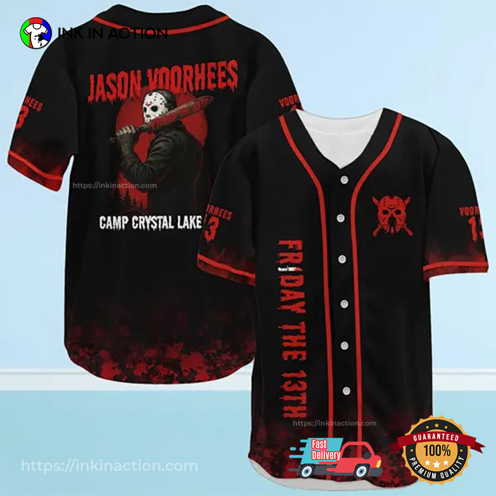 Personalized Aware Of Jason Voorhees Friday The 13th Baseball Jersey Unisex T-shirt, Sweatshirt, Hoodie, Long Sleeve Tee - T-Shirt, Sweatshirt, Hoodie