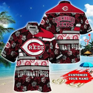 Personalized Cincinnati Reds MLB Super Hawaiian Shirt Summer, Cincinnati Reds Hawaiian Shirt - T-Shirt, Sweatshirt, Hoodie