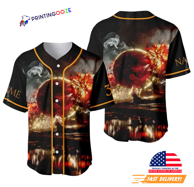 Personalized Clair Obscur Expedition 33 Baseball Jersey Unisex T-shirt, Sweatshirt, Hoodie, Long Sleeve Tee - T-Shirt, Sweatshirt, Hoodie