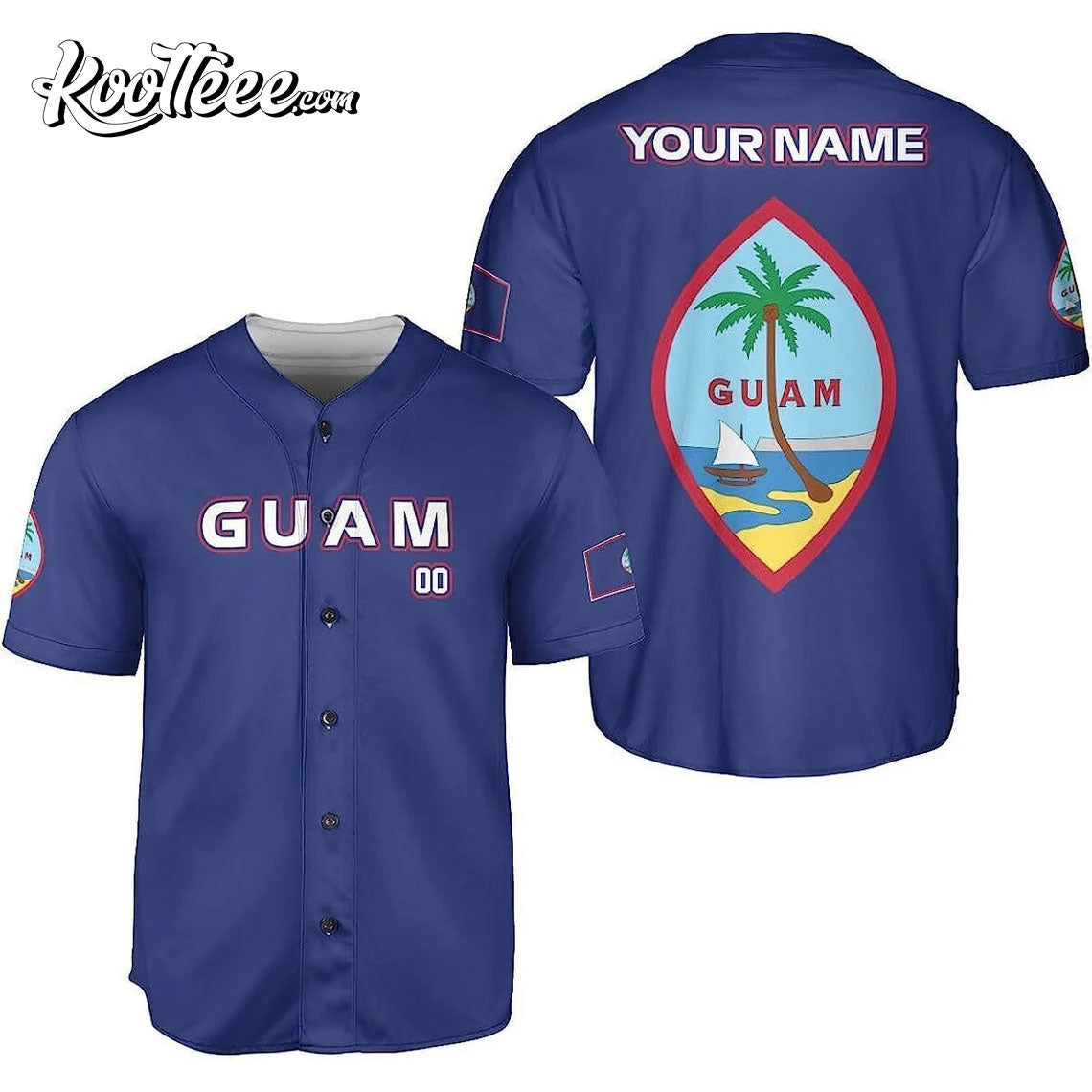Personalized Guam Islander Pride Baseball Jersey Unisex T-shirt, Sweatshirt, Hoodie, Long Sleeve Tee - T-Shirt, Sweatshirt, Hoodie