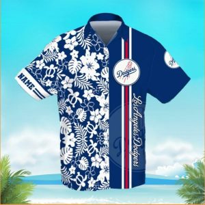Personalized Los Angeles Dodgers Hawaiian Shirt For Men, LA Dodgers Hawaiian Shirt Unisex T-shirt, Sweatshirt, Hoodie, Long Sleeve Tee - T-Shirt, Sweatshirt, Hoodie