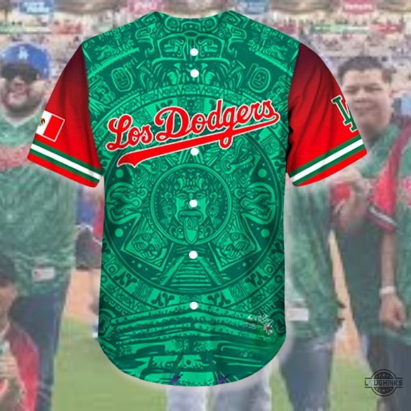 Personalized Los Dodgers Mexican Heritage Shirt Giveaway 2024 Los Angeles Dodgers Baseball Jersey Shirt Replica - T-Shirt, Sweatshirt, Hoodie