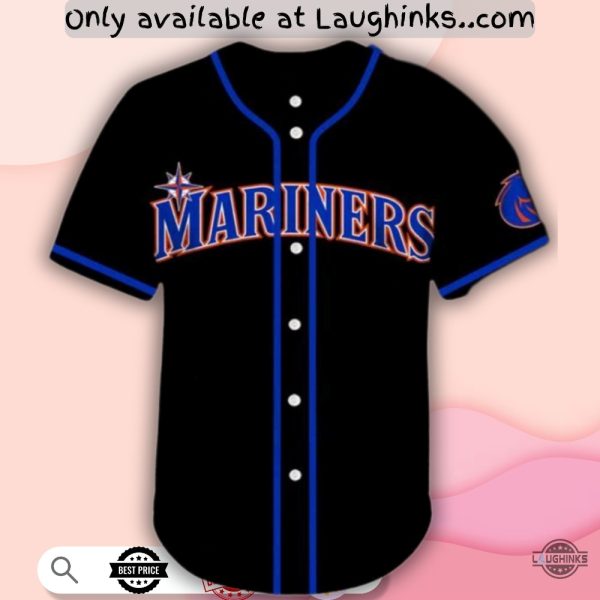 Personalized Mariners Boise State Night Baseball Jersey Shirt 2025 Giveaway Unisex T-shirt, Sweatshirt, Hoodie, Long Sleeve Tee - T-Shirt, Sweatshirt, Hoodie
