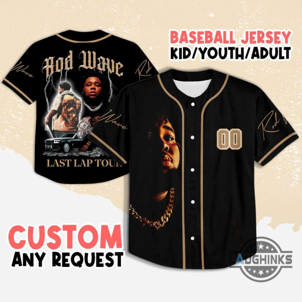 Personalized Rod Wave Baseball Jersey Shirt Custom Rod Wave Team Outfit Gift For Men Women Kids Youth - T-Shirt, Sweatshirt, Hoodie