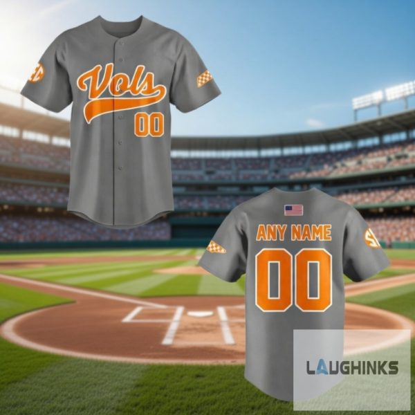 Personalized Smokey Tennessee Volunteers Vols Baseball Jersey Shirt 2026 Unisex T-shirt, Sweatshirt, Hoodie, Long Sleeve Tee - T-Shirt, Sweatshirt, Hoodie
