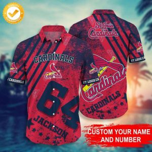 Personalized St Louis Cardinals MLB Team Hawaiian Shirt, Cardinals Hawaiian Shirt Unisex T-shirt, Sweatshirt, Hoodie, Long Sleeve Tee - T-Shirt, Sweatshirt, Hoodie