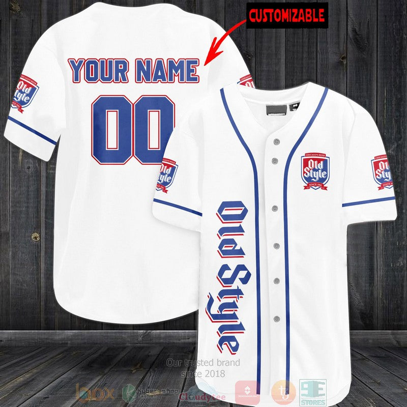 Personalized Old Syle custom white Baseball shirt Unisex T-shirt, Sweatshirt, Hoodie, Long Sleeve Tee - T-Shirt, Sweatshirt, Hoodie