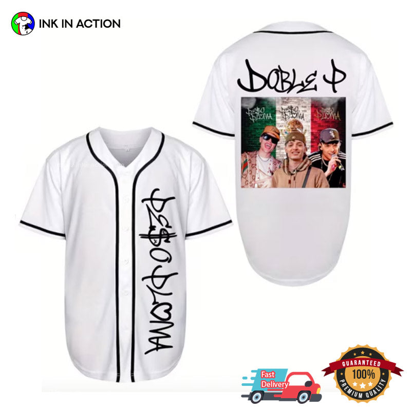 Peso Pluma Doble P Concert Baseball Jersey Unisex T-shirt, Sweatshirt, Hoodie, Long Sleeve Tee - T-Shirt, Sweatshirt, Hoodie