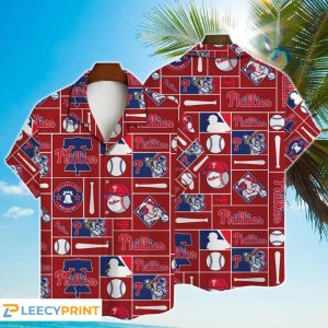 Philadelphia Phillies Baseball 2024 Hawaiian Shirt For Men - Phillies Hawaiian Shirt Unisex T-shirt, Sweatshirt, Hoodie, Long Sleeve Tee - T-Shirt, Sweatshirt, Hoodie
