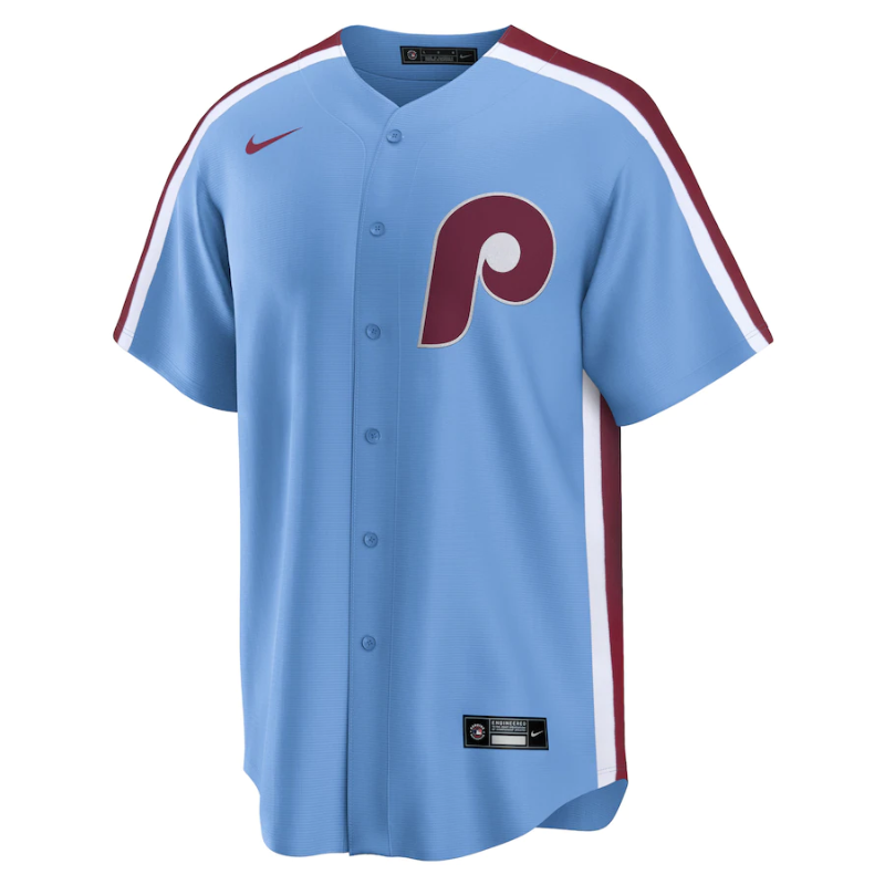 Philadelphia Phillies Team Light Blue Alternate Team customized Shirt Unisex baseball jersey product view 2