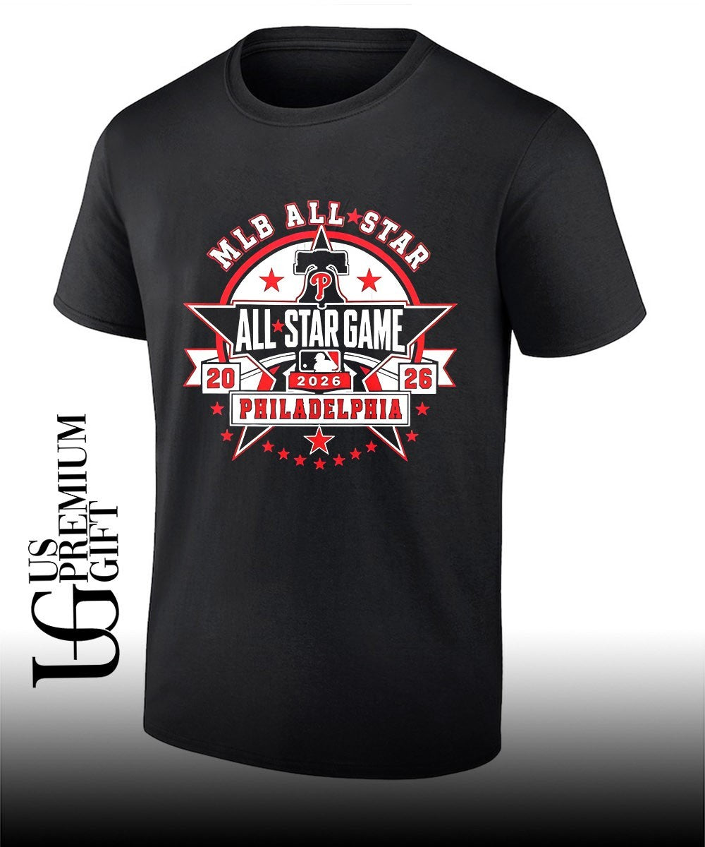 Philadelphia Phillies MLB All-Star Game 2026 logo shirt Unisex T-shirt, Sweatshirt, Hoodie, Long Sleeve Tee - T-Shirt, Sweatshirt, Hoodie