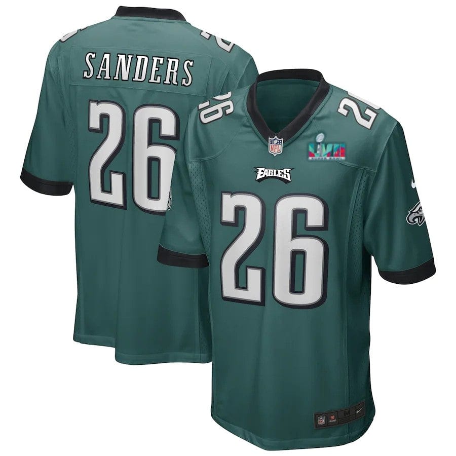 Miles Sanders Philadelphia Eagles Super Bowl Jersey football jersey product view 1