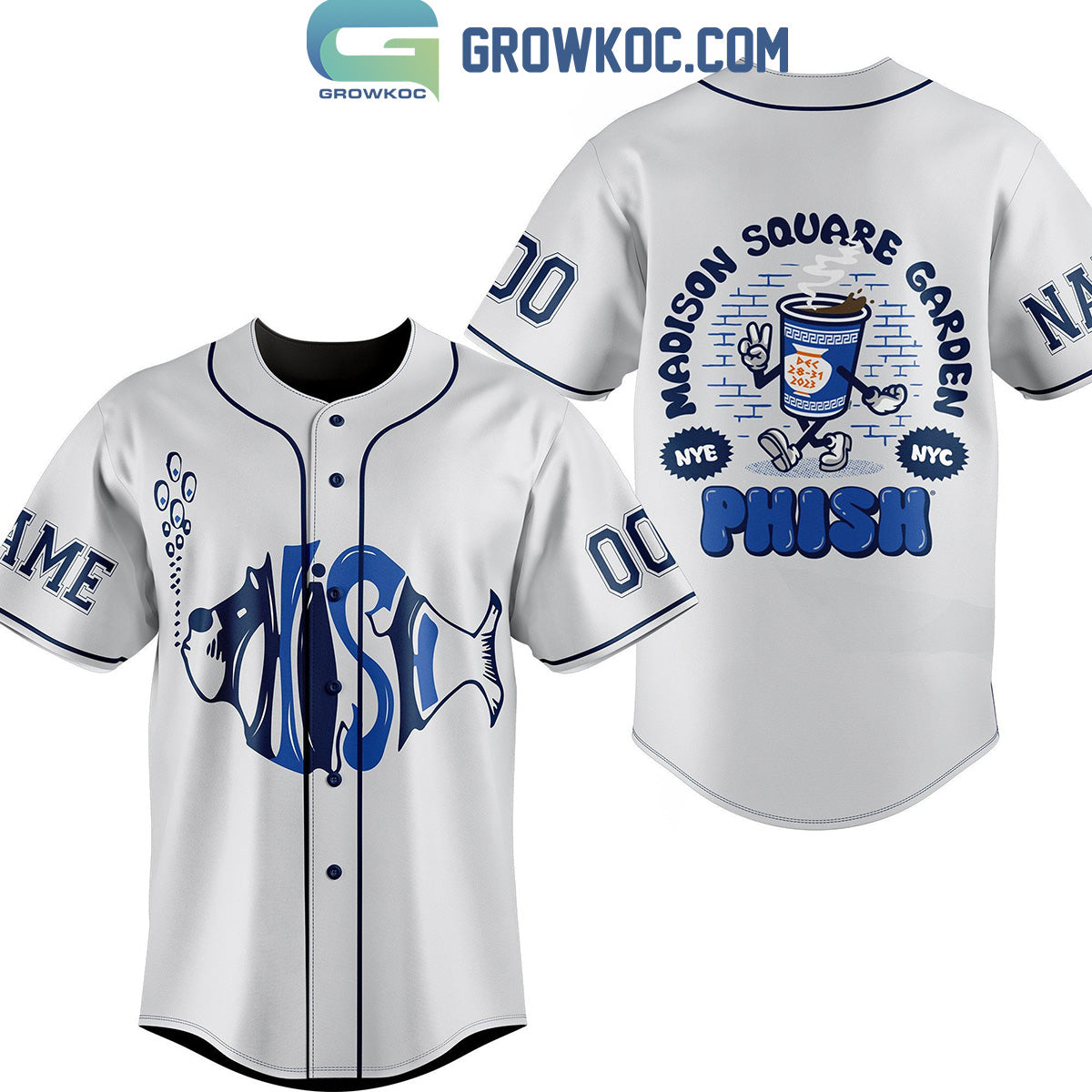 Phish Madison Square Garden Personalized Baseball Jersey Unisex T-shirt, Sweatshirt, Hoodie, Long Sleeve Tee - T-Shirt, Sweatshirt, Hoodie