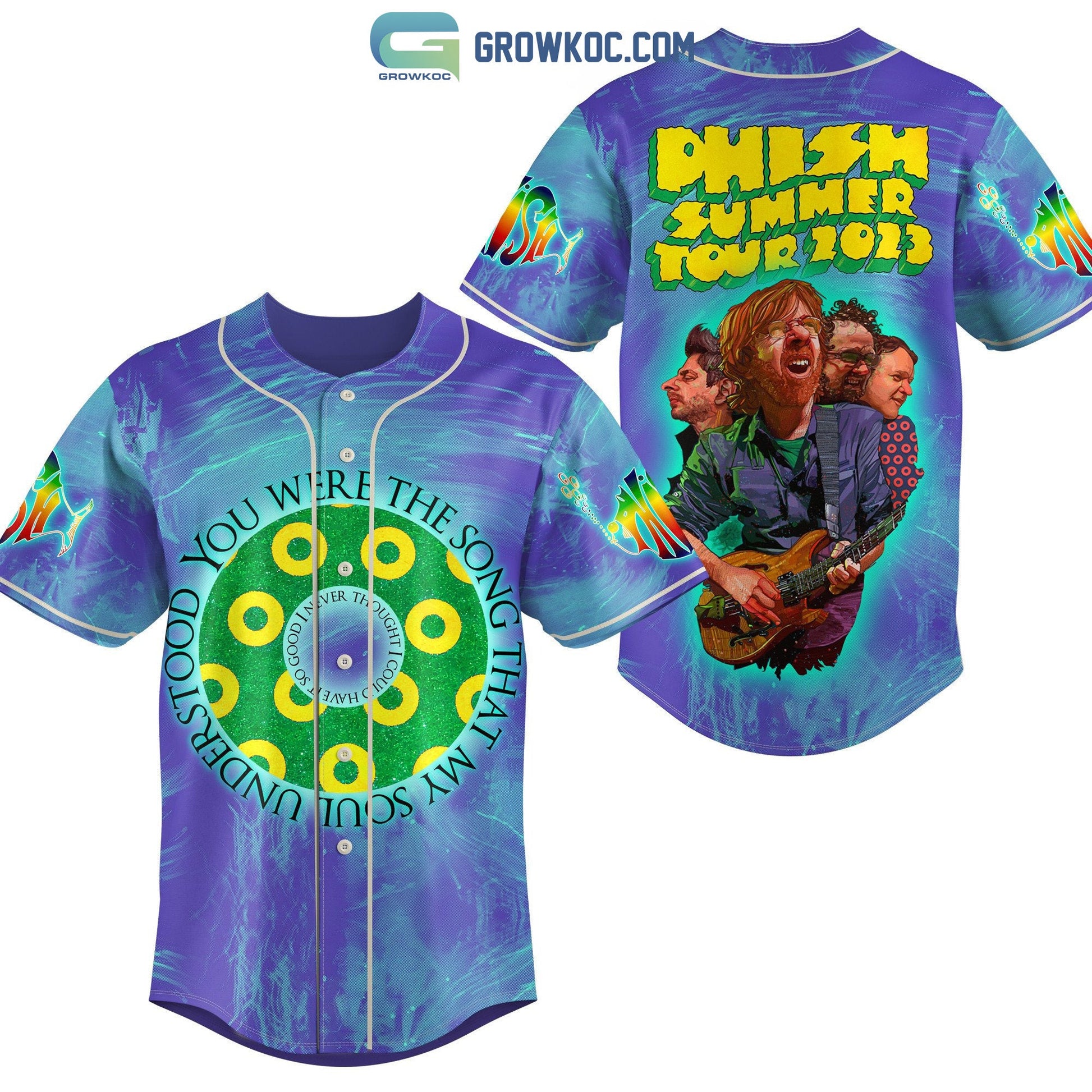 Phish Summer Tour 2023 Personalized Baseball Jersey Unisex T-shirt, Sweatshirt, Hoodie, Long Sleeve Tee - T-Shirt, Sweatshirt, Hoodie