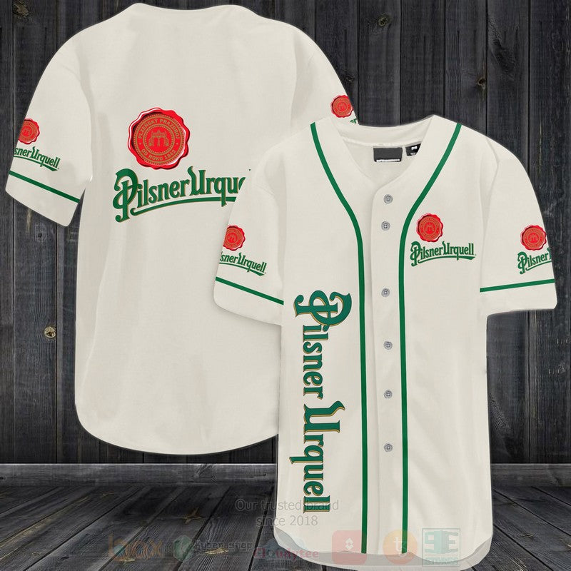 FASHION Pilsner Urquell Baseball Jerseys Botton Shirt Unisex T-shirt, Sweatshirt, Hoodie, Long Sleeve Tee - T-Shirt, Sweatshirt, Hoodie