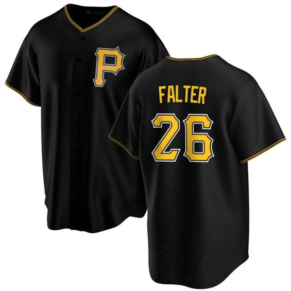 Pittsburgh Pirates #26 Bailey Falter Black Cool Base Baseball Stitched Jersey baseball jersey product view 1