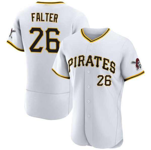Pittsburgh Pirates #26 Bailey Falter White Flex Base Baseball Stitched Jersey baseball jersey product view 1
