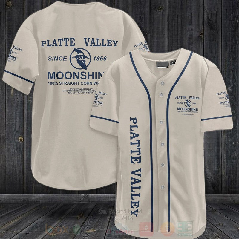 FASHION Platte Valley Moonshine Baseball Jerseys Botton Shirt Unisex T-shirt, Sweatshirt, Hoodie, Long Sleeve Tee - T-Shirt, Sweatshirt, Hoodie