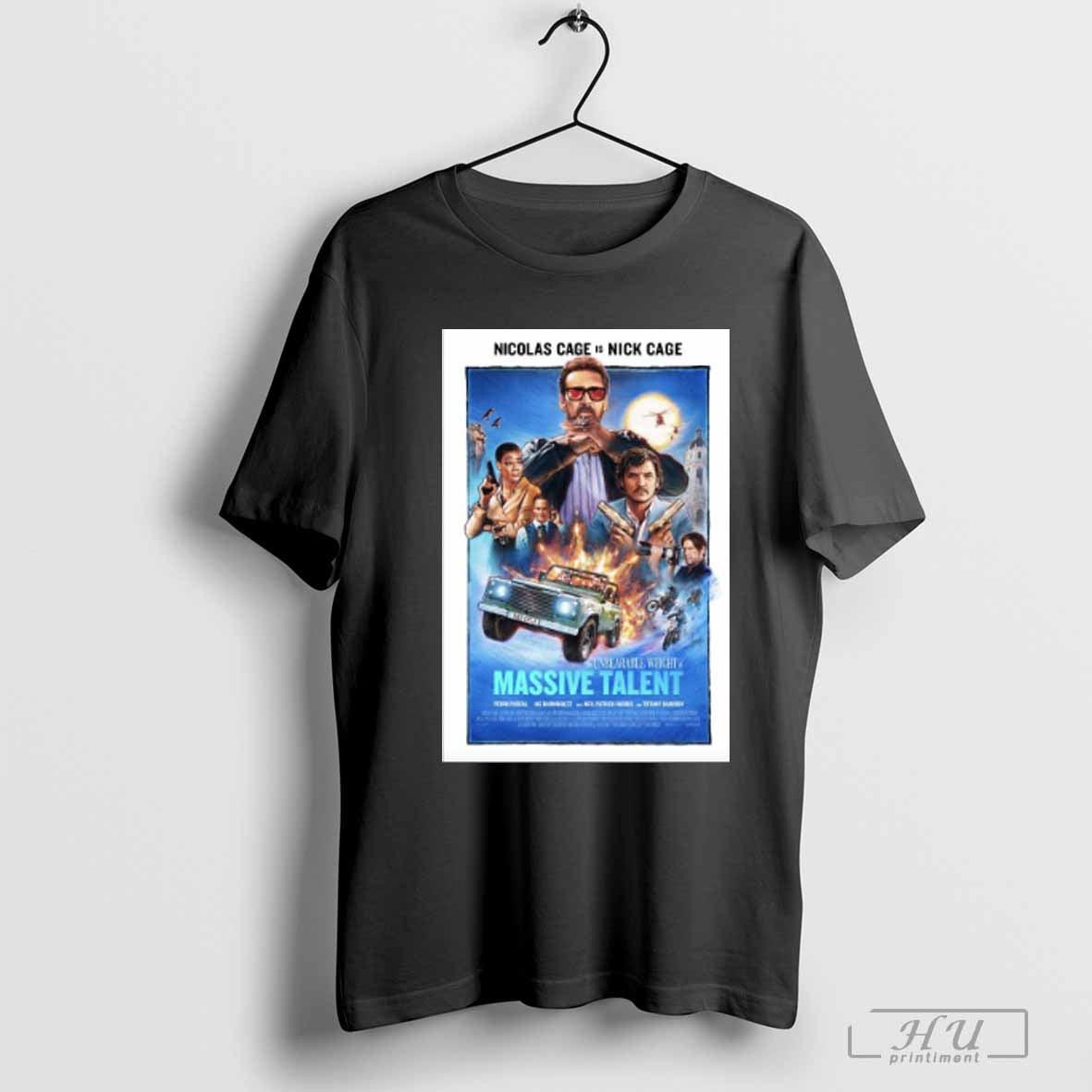 Poster Nicolas Cage Is Nick Cage Unbearable Weight Massive Talent T-Shirts, Hoodie, Sweatshirt - T-Shirt, Sweatshirt, Hoodie