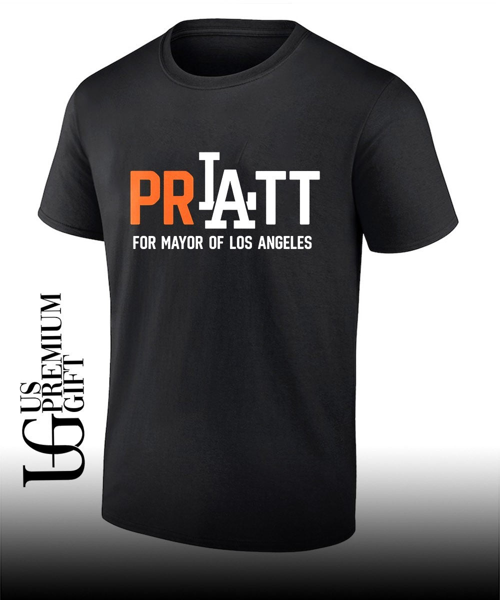 Pratt for Mayor Los Angeles shirt Unisex T-shirt, Sweatshirt, Hoodie, Long Sleeve Tee - T-Shirt, Sweatshirt, Hoodie