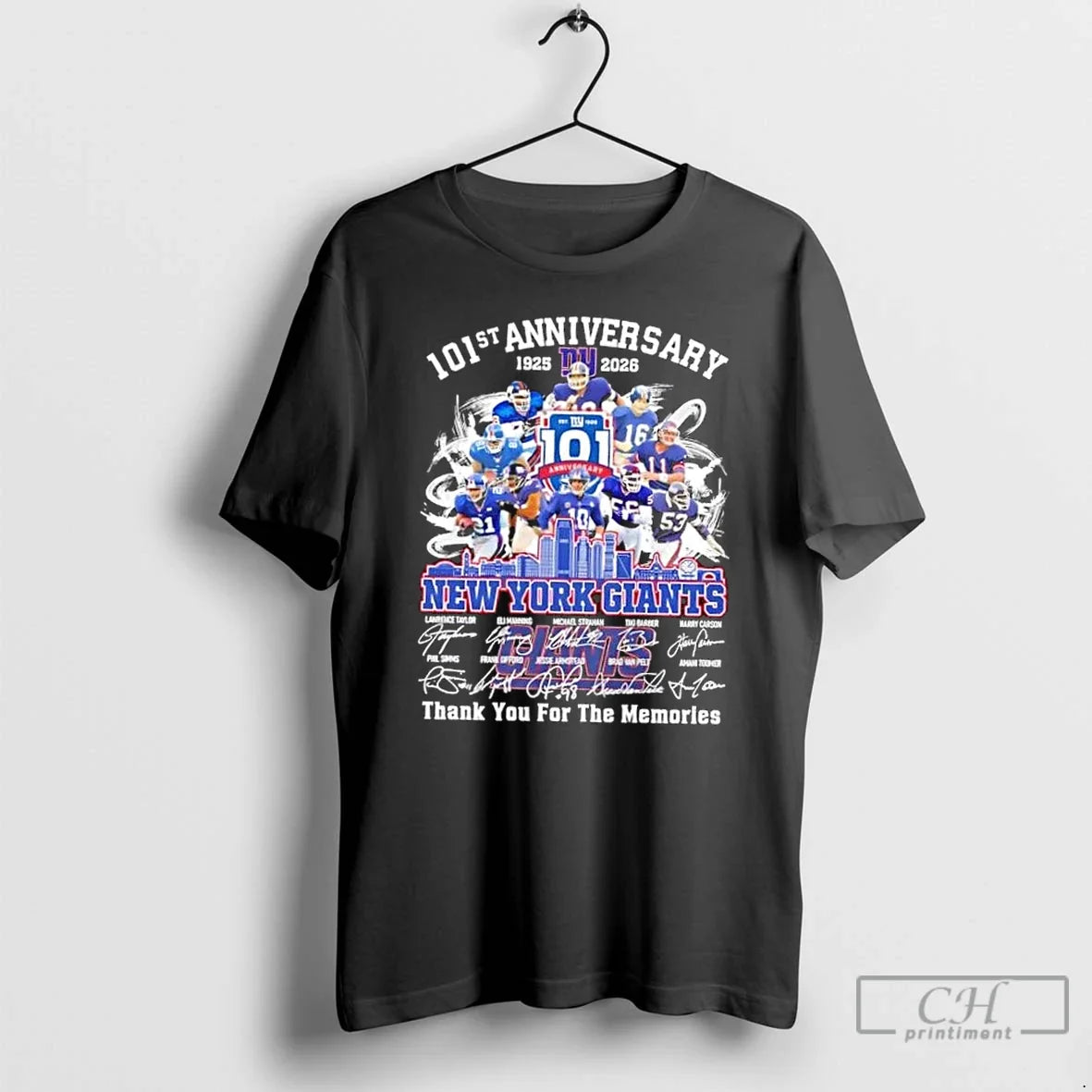 101st Anniversary 1925 2026 New York Giants Lawrence Taylor Legends Thank You T-Shirts, Hoodie, Sweatshirt - T-Shirt, Sweatshirt, Hoodie